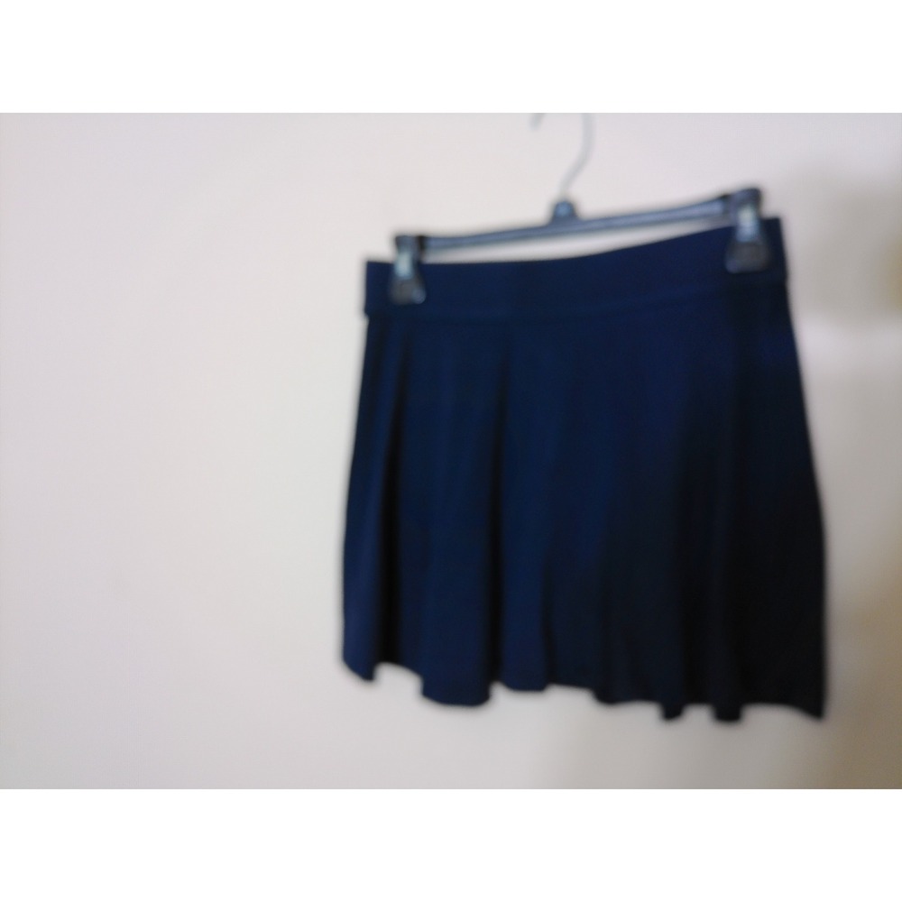 Hollister Pleated Skirt Women Medium Navy Blue Preppy Mini Sporty Academia
